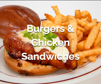 Burger and Chicken Sandwiches